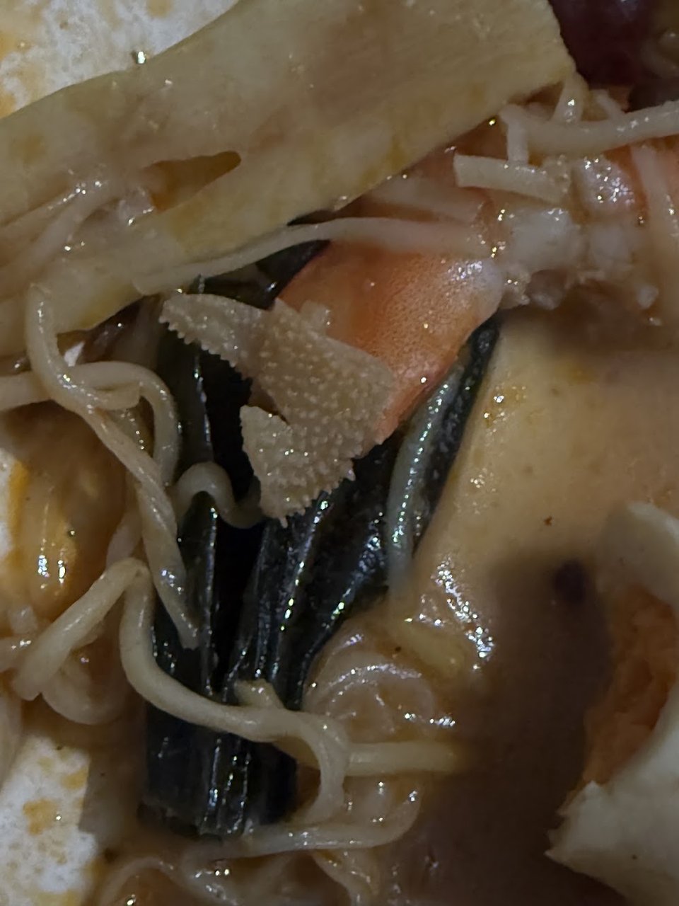 Noodles and Shrimp